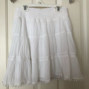 White Size Small Skirt Old Navy 🌤